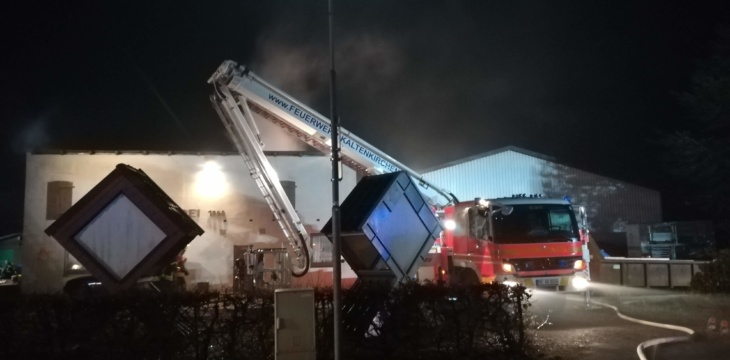 Einsatz #21/2019: 28.02.2019, 03:00 Uhr, Feuer groß, Oering